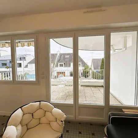Lejlighed Fouesnant, 50m Cap Coz, App. Cosy 2 Pers, Terrasse, Parking - Fr-1-481-154